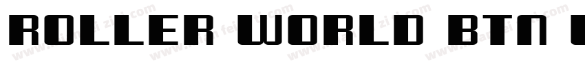 Roller World BTN Wide Bold字体转换